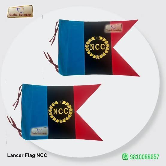 Lancer flag with Ncc logo